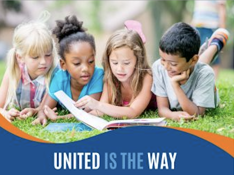 Children reading together